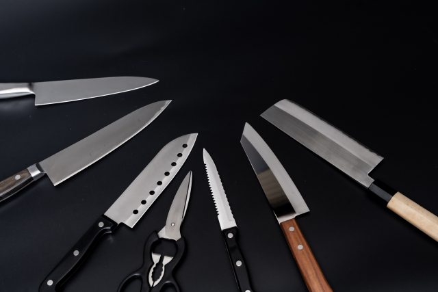 Japanese kitchen knives crafted with high precision and sharpness